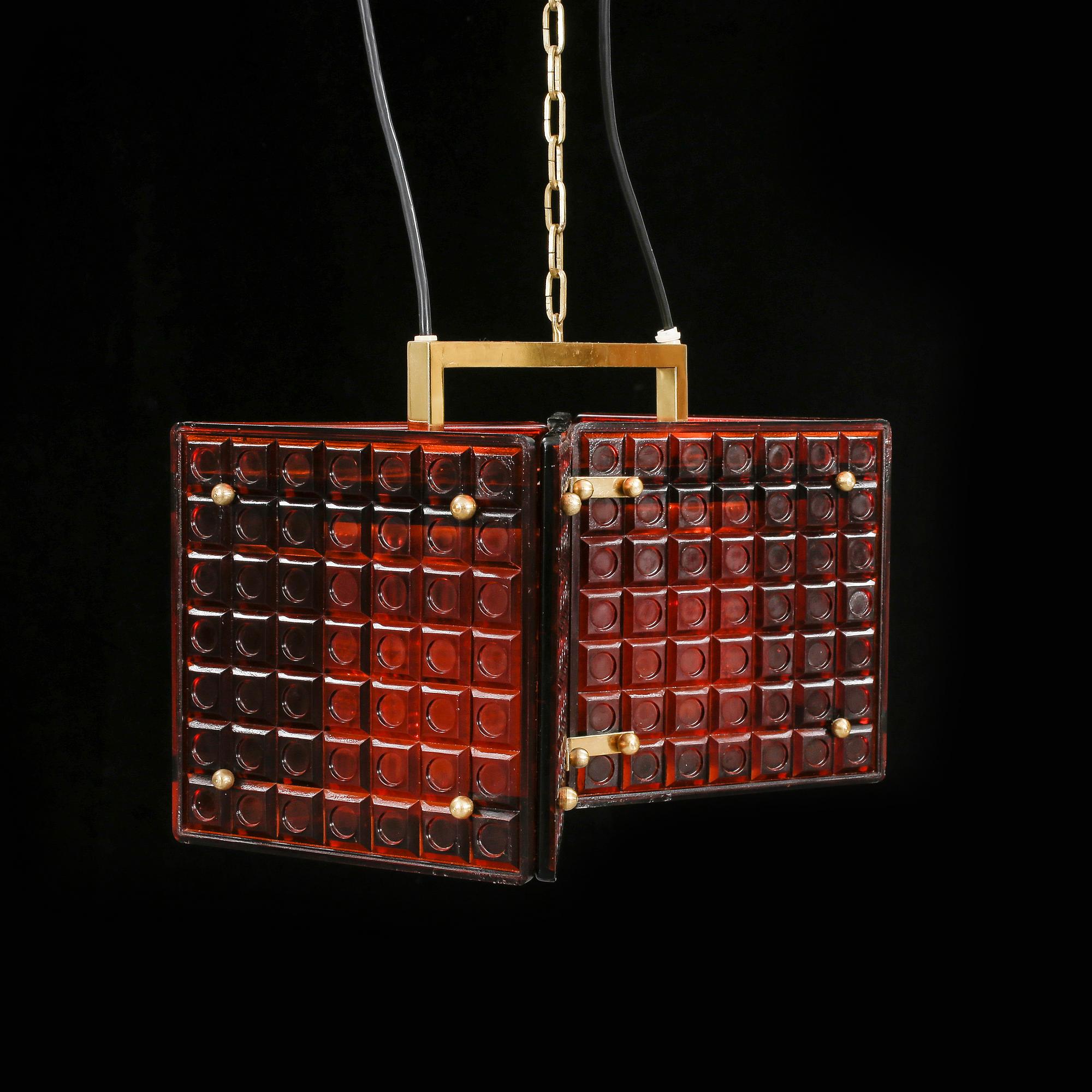 TAKLAMPA, Mac Hegerup för Kronobergs Belysning, 1900-talets tredje kvartal. Total höjd ca 105 cm.