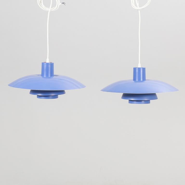 Poul Henningsen, taklampor, ett par, "PH 4/3", Louis Poulsen.