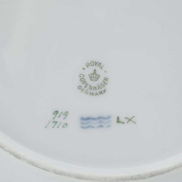 TALLRIKAR, ett par, porslin, Royal Copenhagen, 1900-tal.