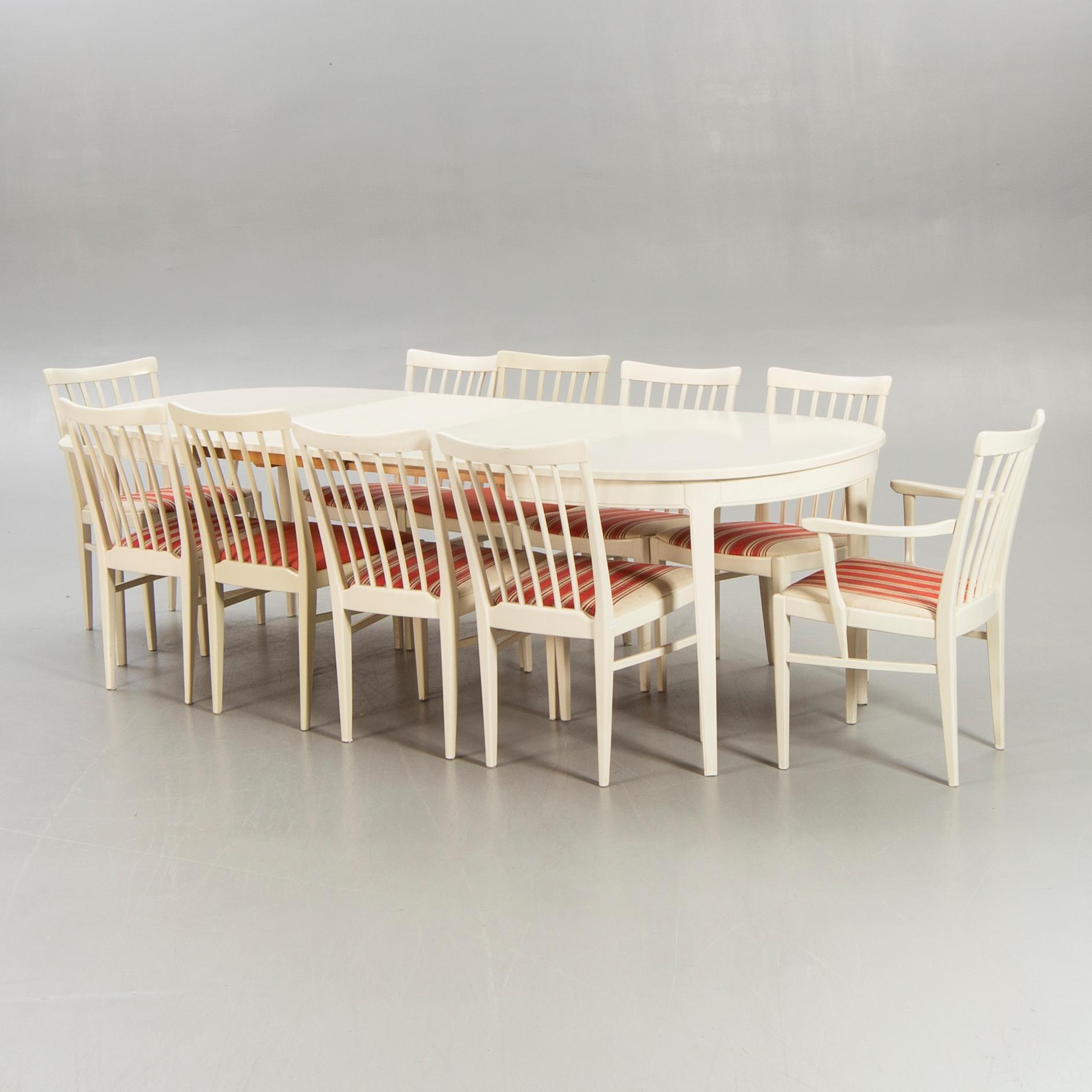 Carl Malmsten, möbelgrupp 11 dlr för Åfors Möbelfabrik.