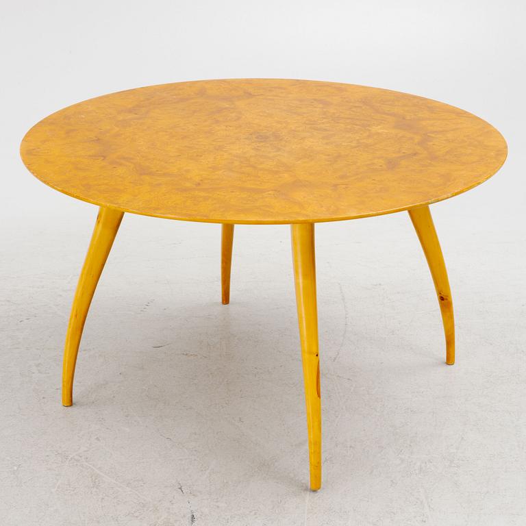 A root veneered coffee table, Swedish Modern, first part of the 20th century.