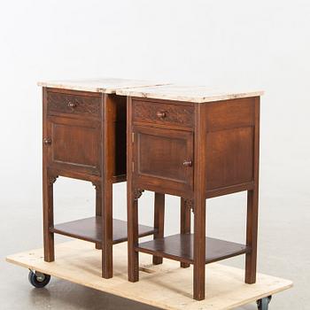 A pair of night stands first half of 20th century.