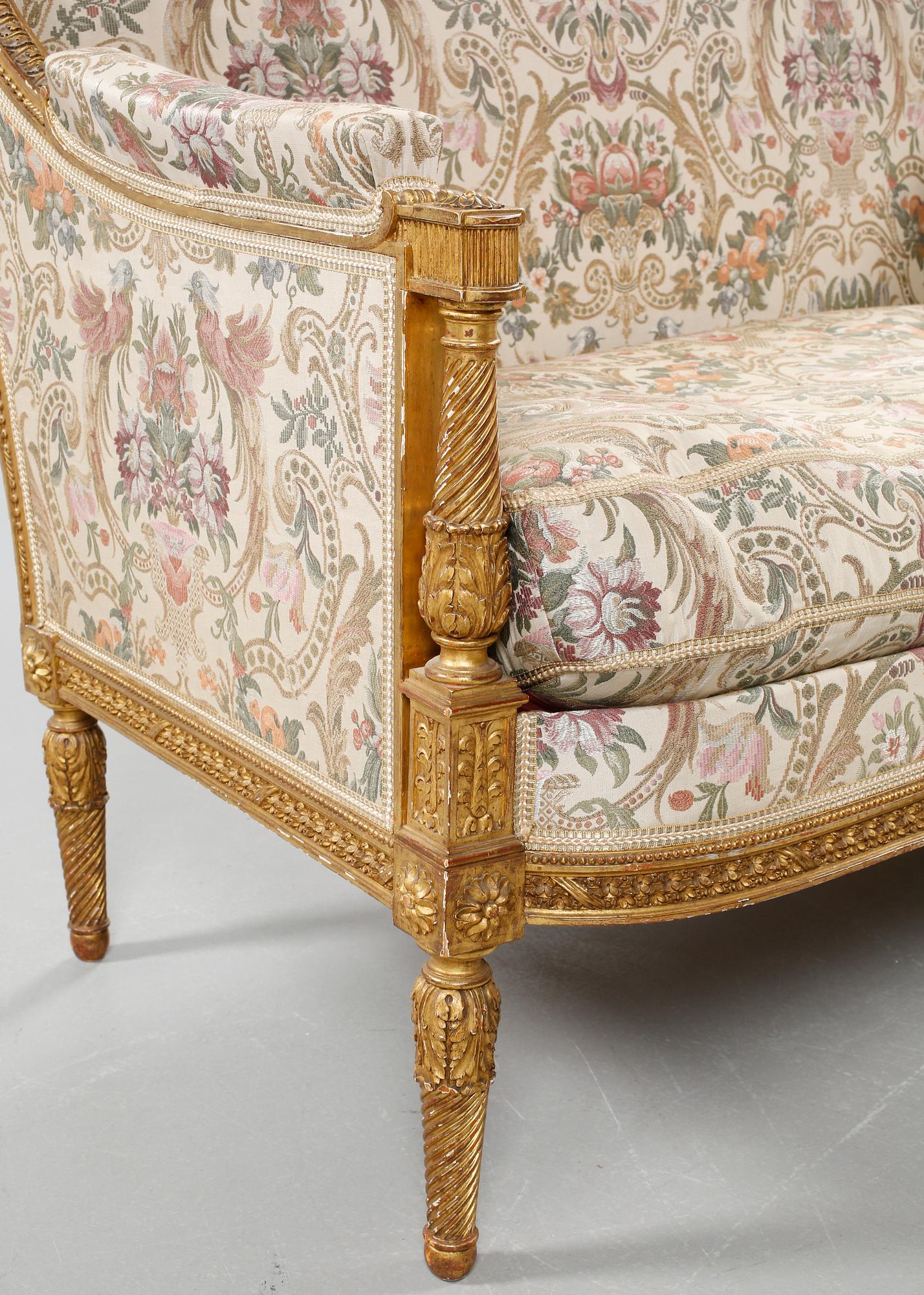 SOFFA, Louis XVI-stil, 1900-talets första hälft.