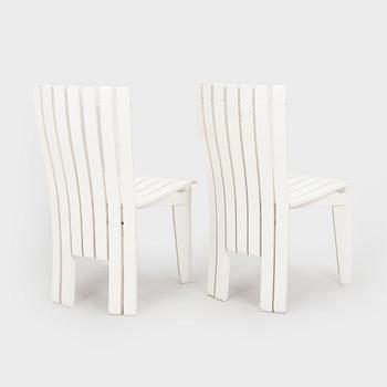 Alvar & Aino Aalto, trädgårdsgrupp, 5 delar, "Aurinko"-serien, O.Y. Huonekalu- ja Rakennustyötehdas A.B. 1957.