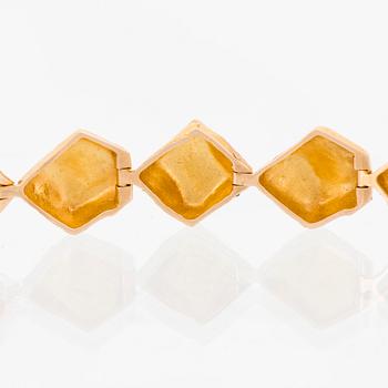 A BJÖRN WECKSTRÖM BRACELET, 'Koskikivet', 14K gold. Lapponia 1966.