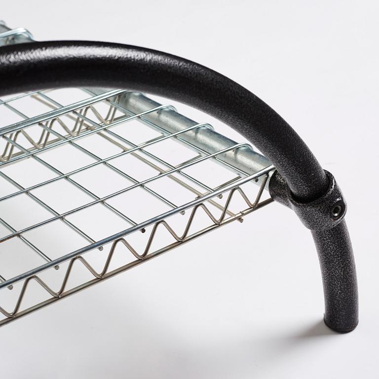 Ron Arad, a "Round Rail" daybed, One Off Ltd. UK, post 1981.