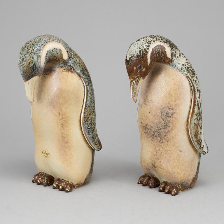 GUNNAR NYLUND, figuriner, 2 st, stengods, Rörstrand.