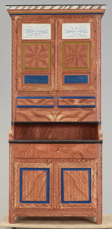 SKÅP, allmoge, Norrbotten, 1800-tal.