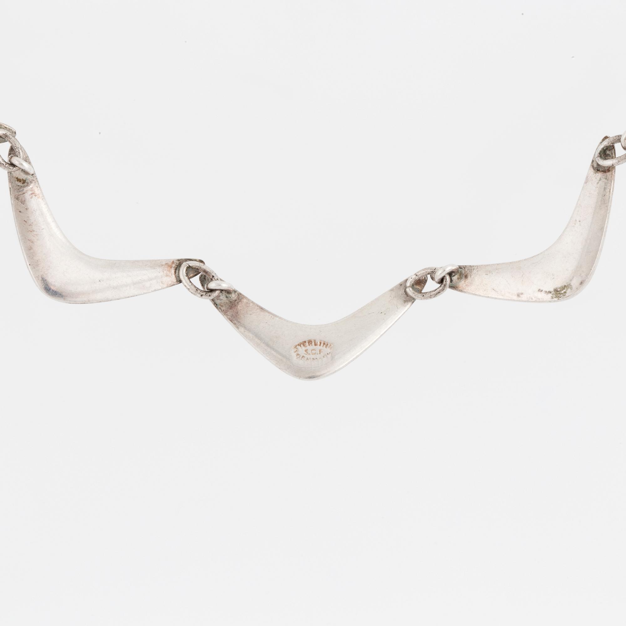 CHRISTIAN FOGH, Collier, sterlingsilver.