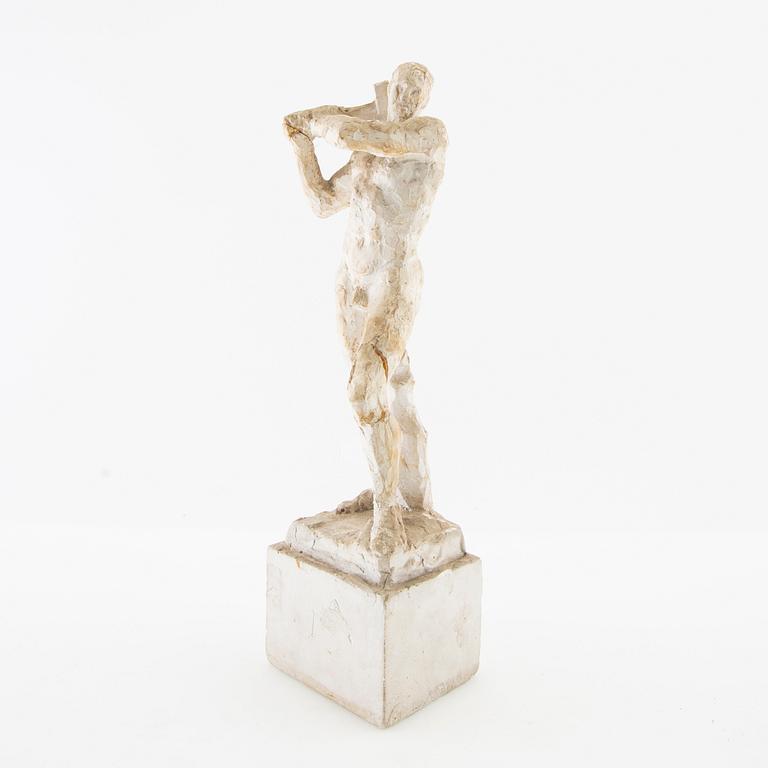 Nils Möllerberg, Sculpture of a man with a hammer.