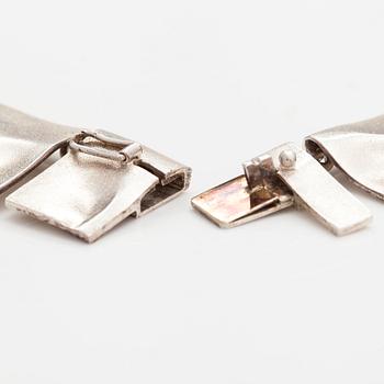 Björn Weckström, A sterling silver necklace "Galactic peaks". Lapponia 2008.