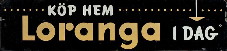 REKLAMSKYLT, 1900-talets andra hälft.