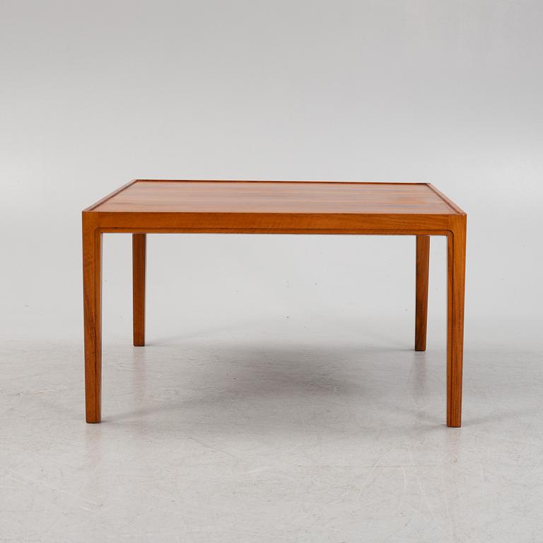 A walnut veneered coffee table, Nordiska Kompaniet, 1958.