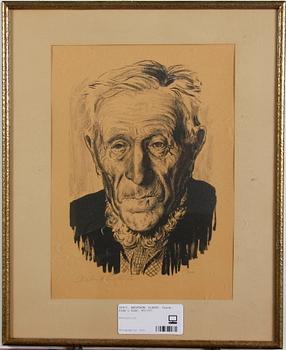 Albert Engström · ENGSTRÖM, ALBERT. Tryck, sign o numr. 45/100. 