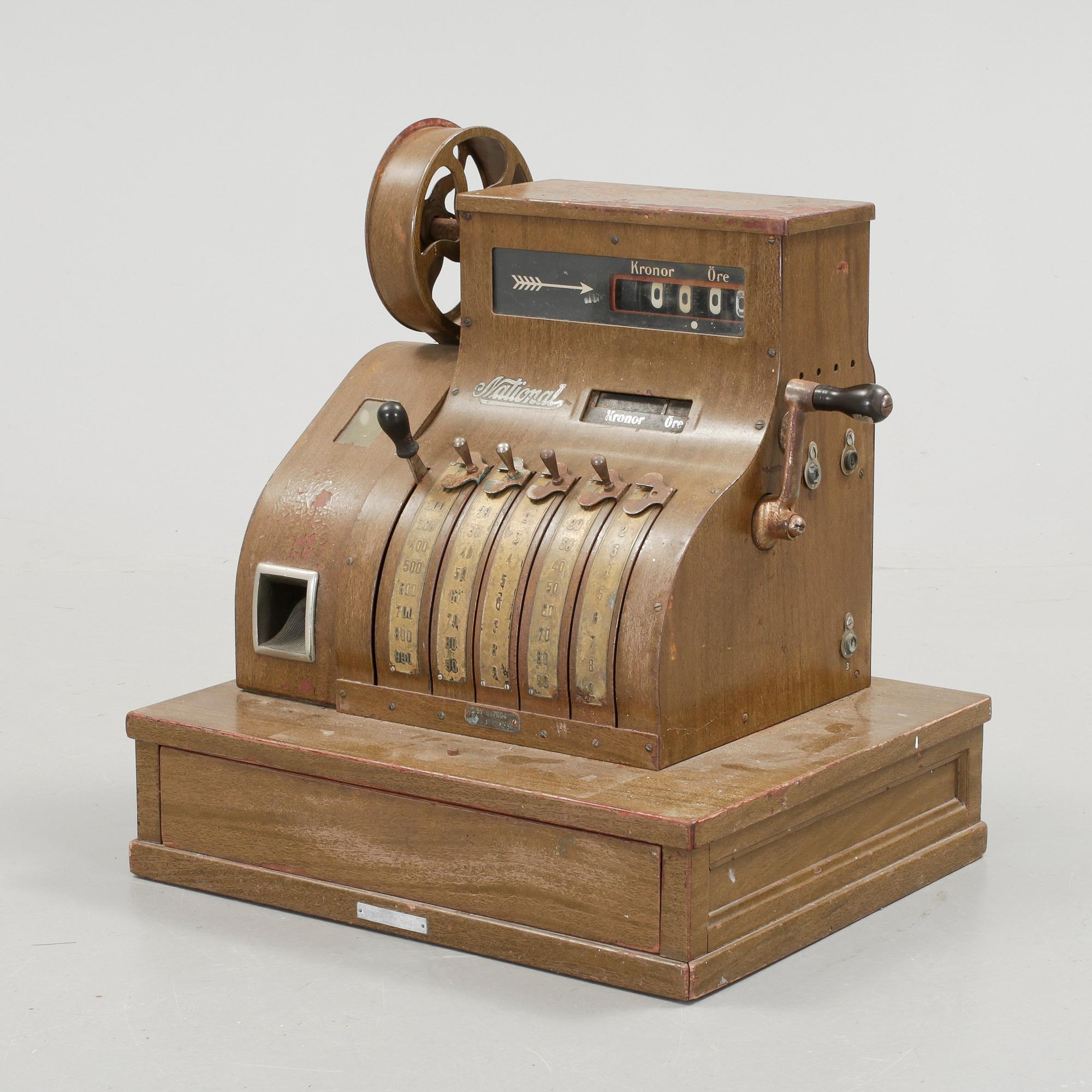 KASSAAPPARAT, National, USA, 1900-talets första hälft.