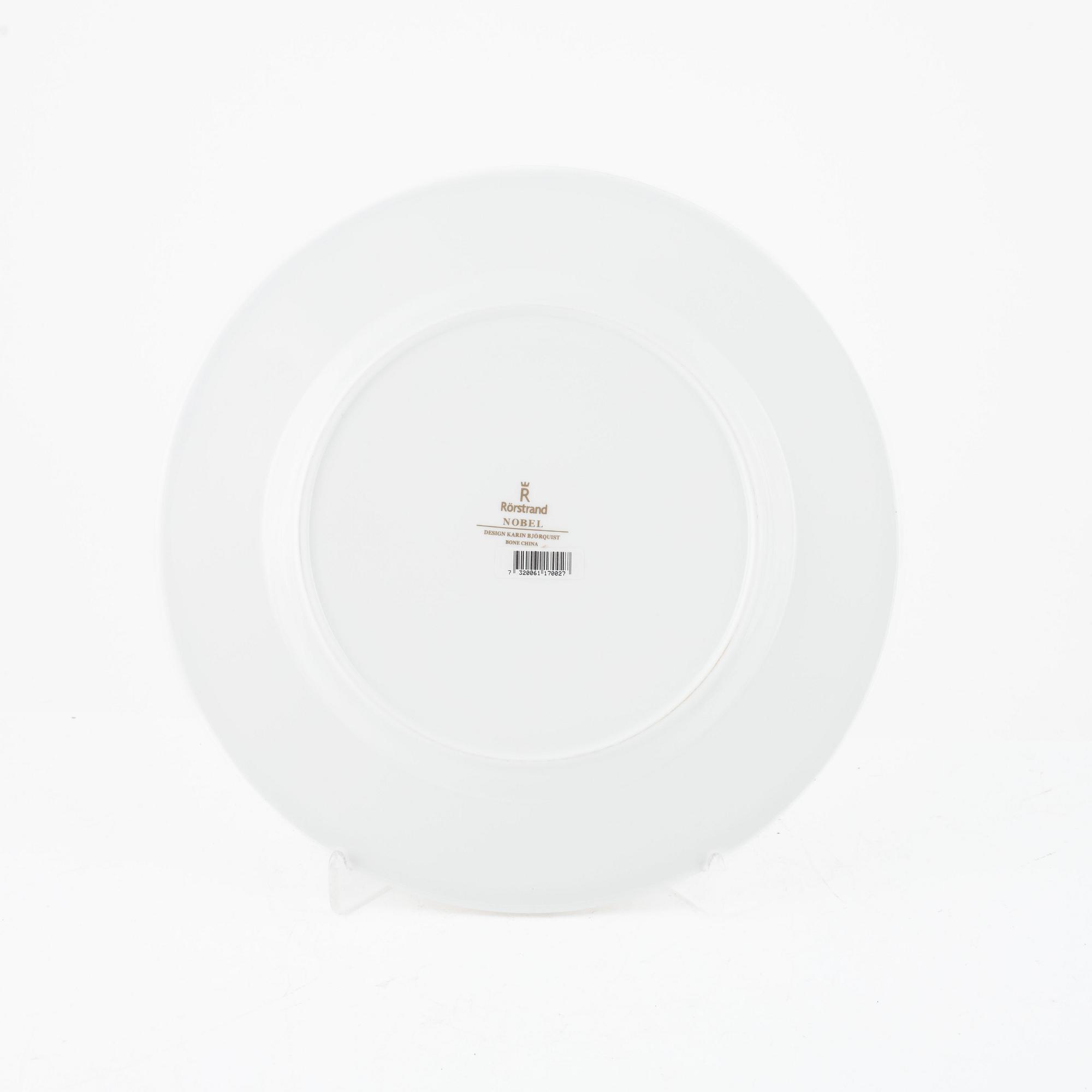 Karin Björquist, 49 pieces of a "Nobel" porcelain service, Rörstrand, Sweden.