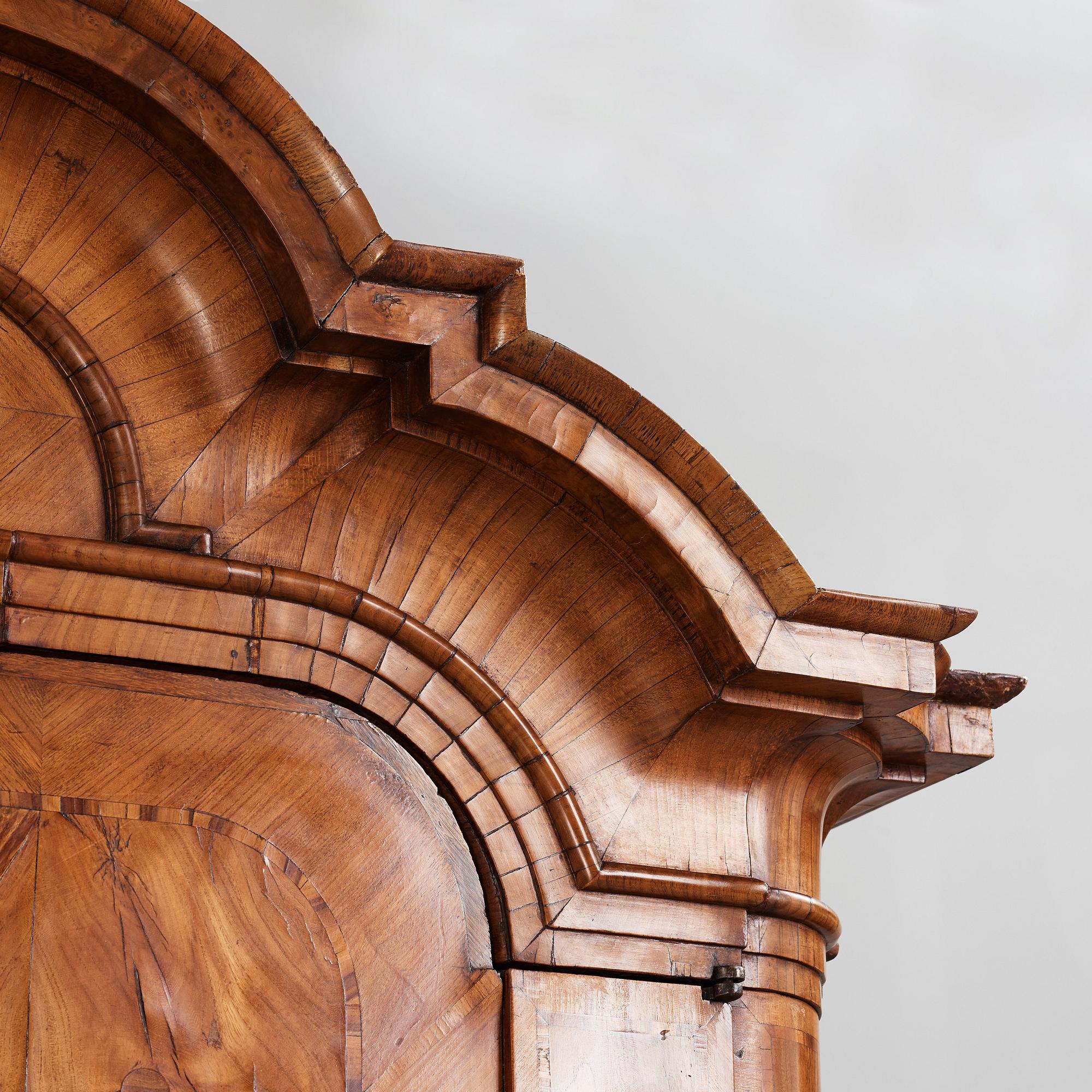 A Swedis Rococo 18th century cupboard.