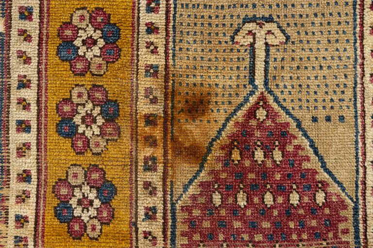 Fragment, antik Monastir,  Osmanska riket, ca 170 x 104 cm.