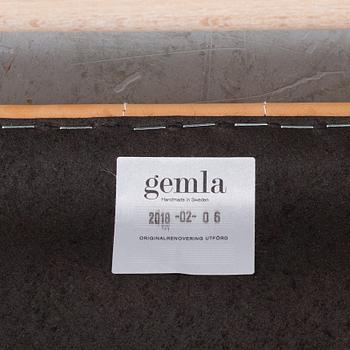 Yngve Ekström, a beech and leather 'Gracell' chair, Gemla, Diö.