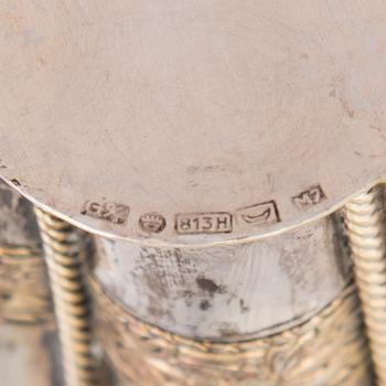 MARGARETABÄGARE, silver, A. Michelsen, Köpenhamn, 1900-talets andra hälft.