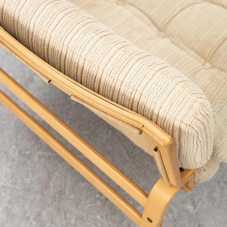 Bruno Mathsson, Armchair with footstool, “Ingrid”, Dux.