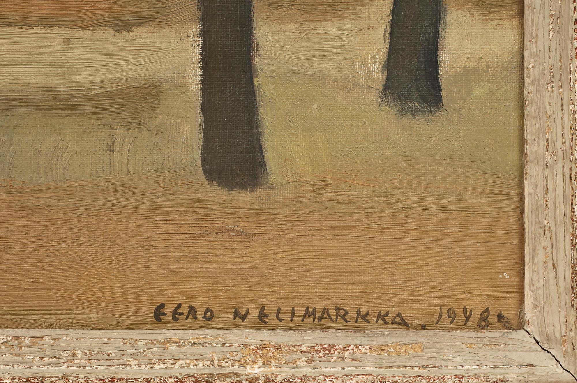 EERO NELIMARKKA, olja på duk, sign o dat 1948.