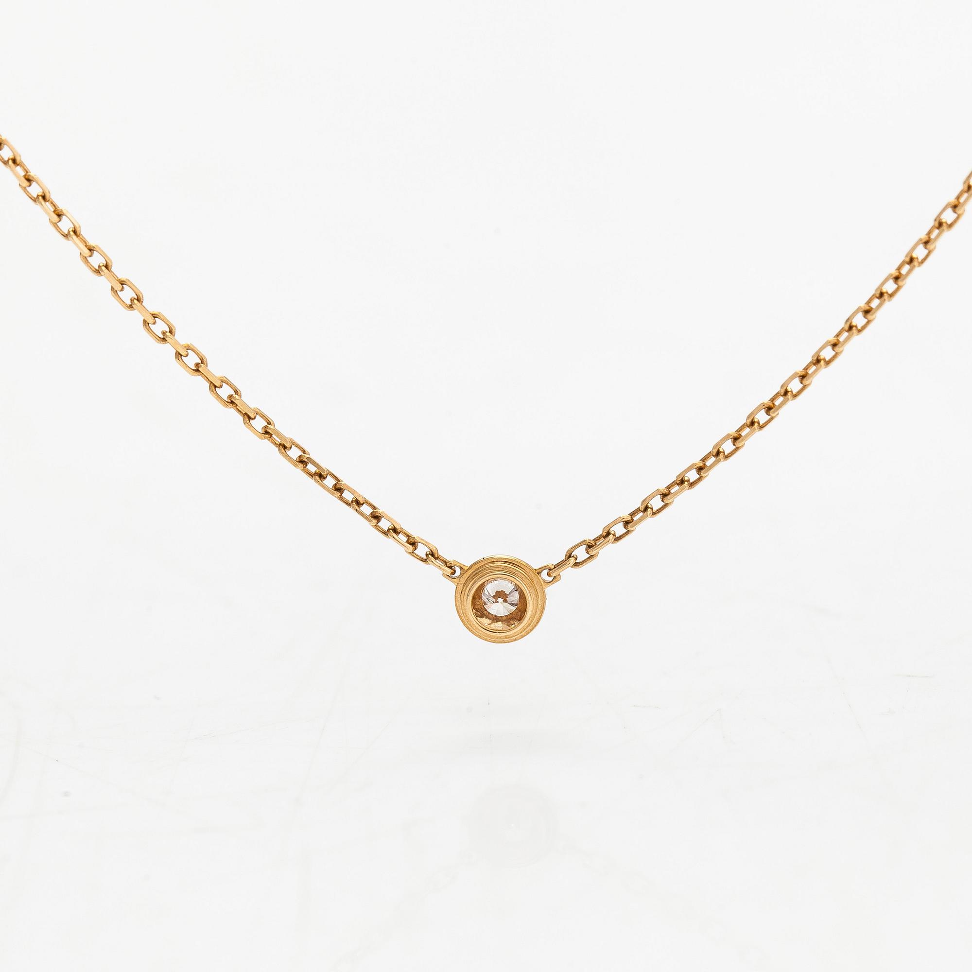 Cartier, kaulakoru, "d'Amour", 18K kultaa ja timantti n 0.04 ct.