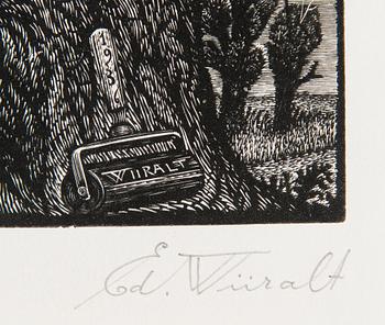 Eduard Wiiralt, "Puulõike sund" (Träsnittets födelse).