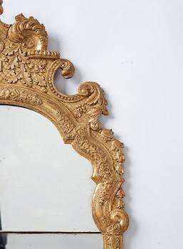 A presumaly German late Baroque mirror, first part of the 18th century.