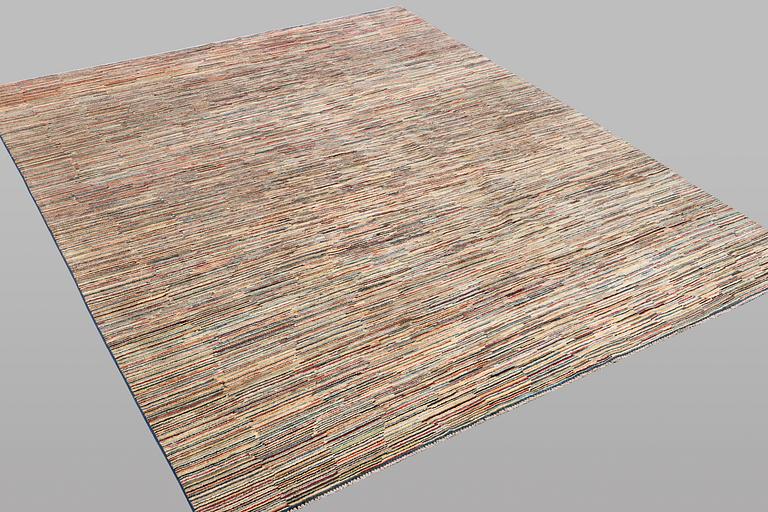 A carpet, Gabbeh, modern design, ca 292 x 245 cm.