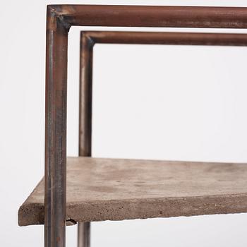 Jonas Bohlin, "Concrete", karmstol, ed. 35/100, Källemo, Värnamo 1981.