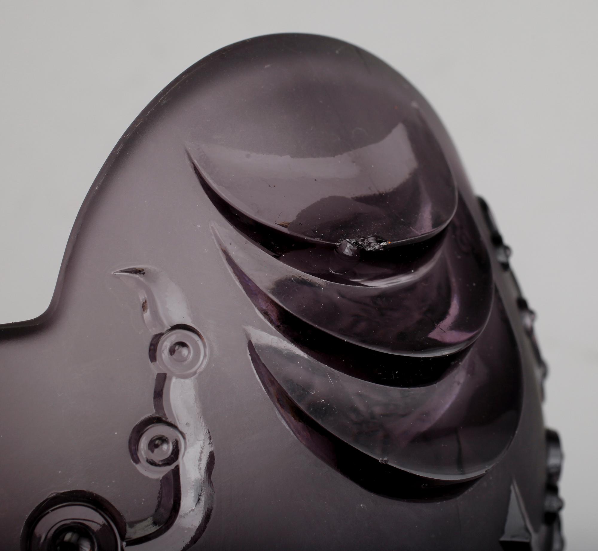 SKÅL, lilatonat glas, Edvin Ollers, 1900-talets första hälft.