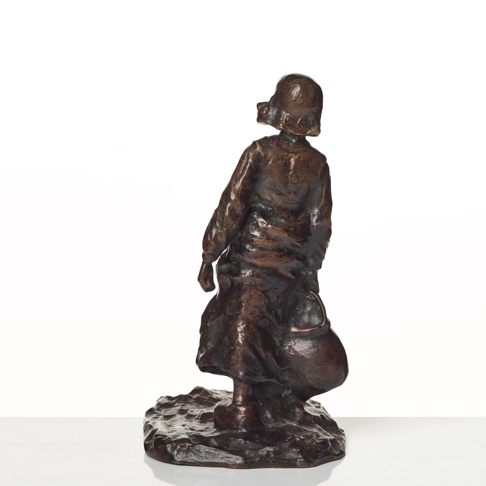 Ruth Milles, sculpture. Signed. Bronze. Height 29 cm.