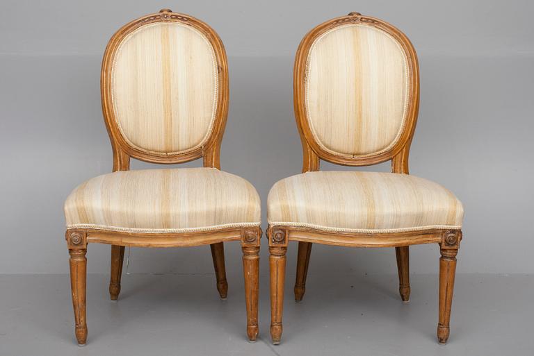 A PAIR OF CHAIRS.