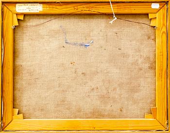 Gösta Lindqvist, oil on canvas signed.