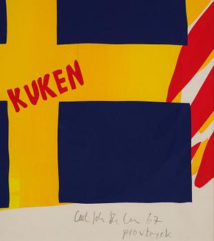 Carl Johan De Geer, "Skända Flaggan".