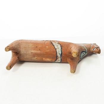 Dala horse. Folk art. First half of the 20th century.