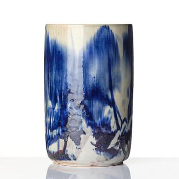 Carl-Harry Stålhane, a stoneware vase, Designhuset, Lidköping 1985.