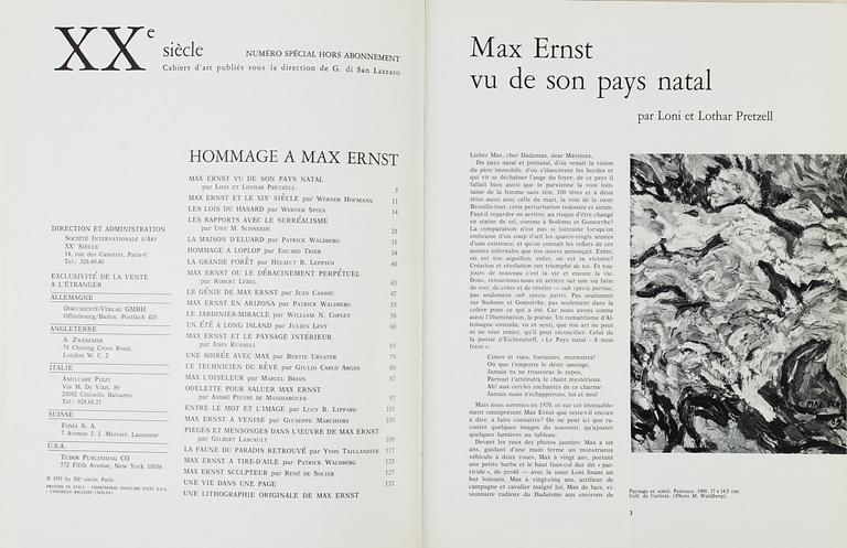 FOUR BOOKS, "Hommage a Georges Rouault, Marino Marini, Max Ernst, Manzù, "XXe siècle, G. di San Lazzaro.