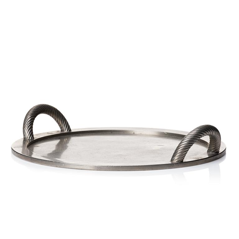 Björn Trägårdh, a pewter tray, Svenskt Tenn, Stockholm 1935.