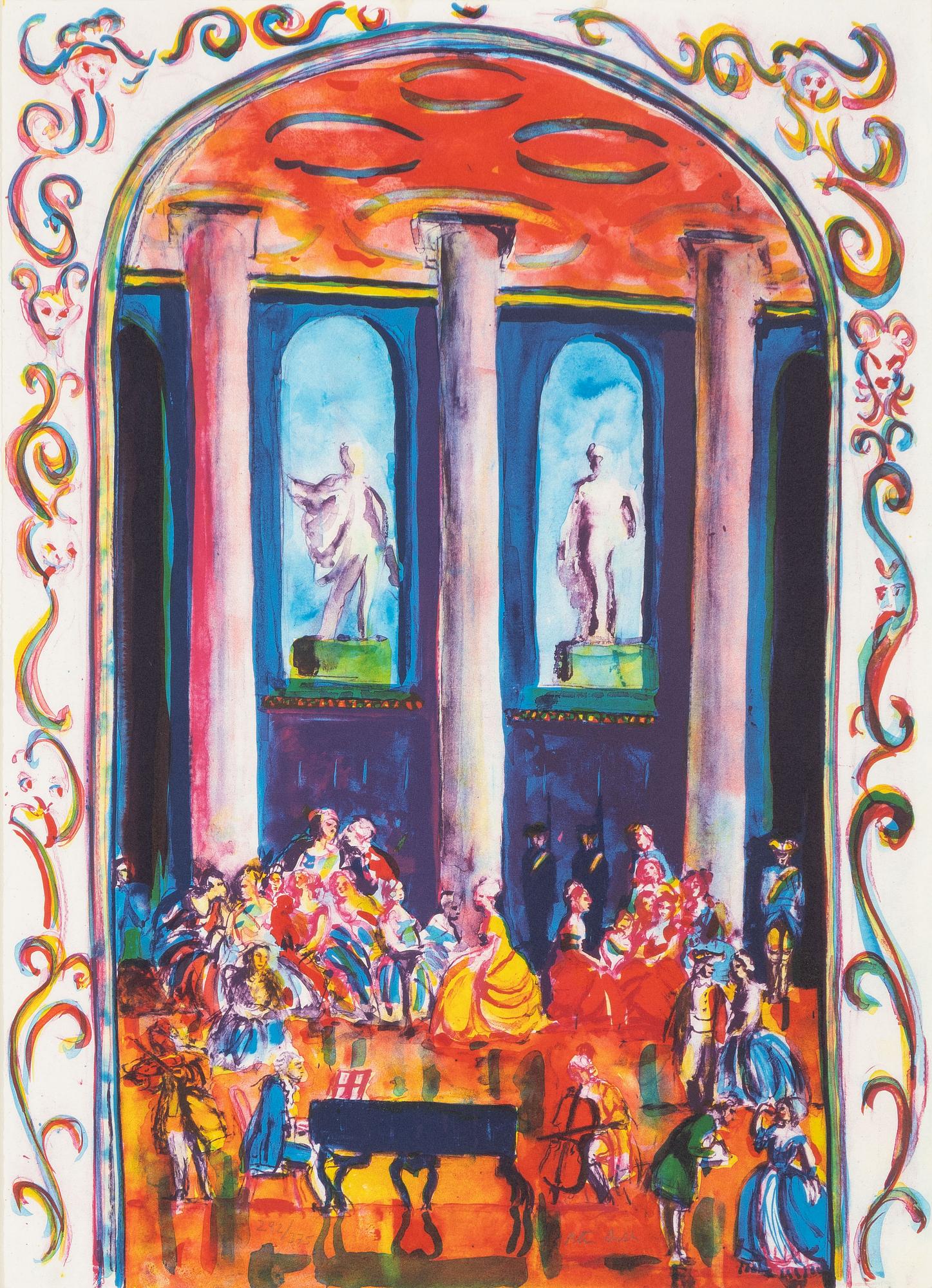 Peter Dahl,  from "Danstillställning i det kejserliga palatset i Caribanus".