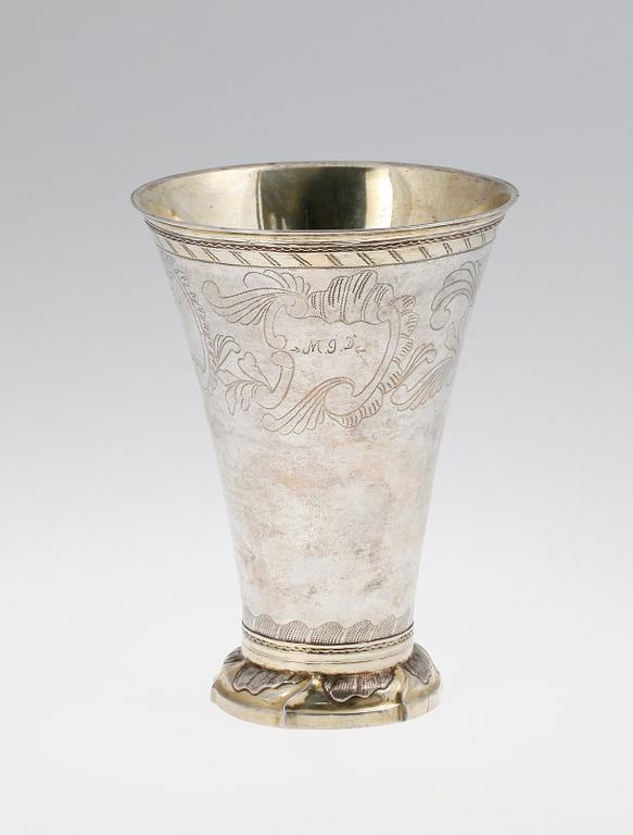 BÄGARE, silver, Mathias Forswall, Uppsala 1775.