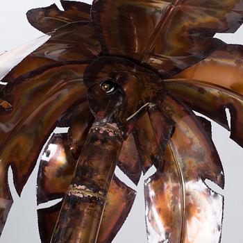 A 1970's ITALIAN PALM TREE LAMP.