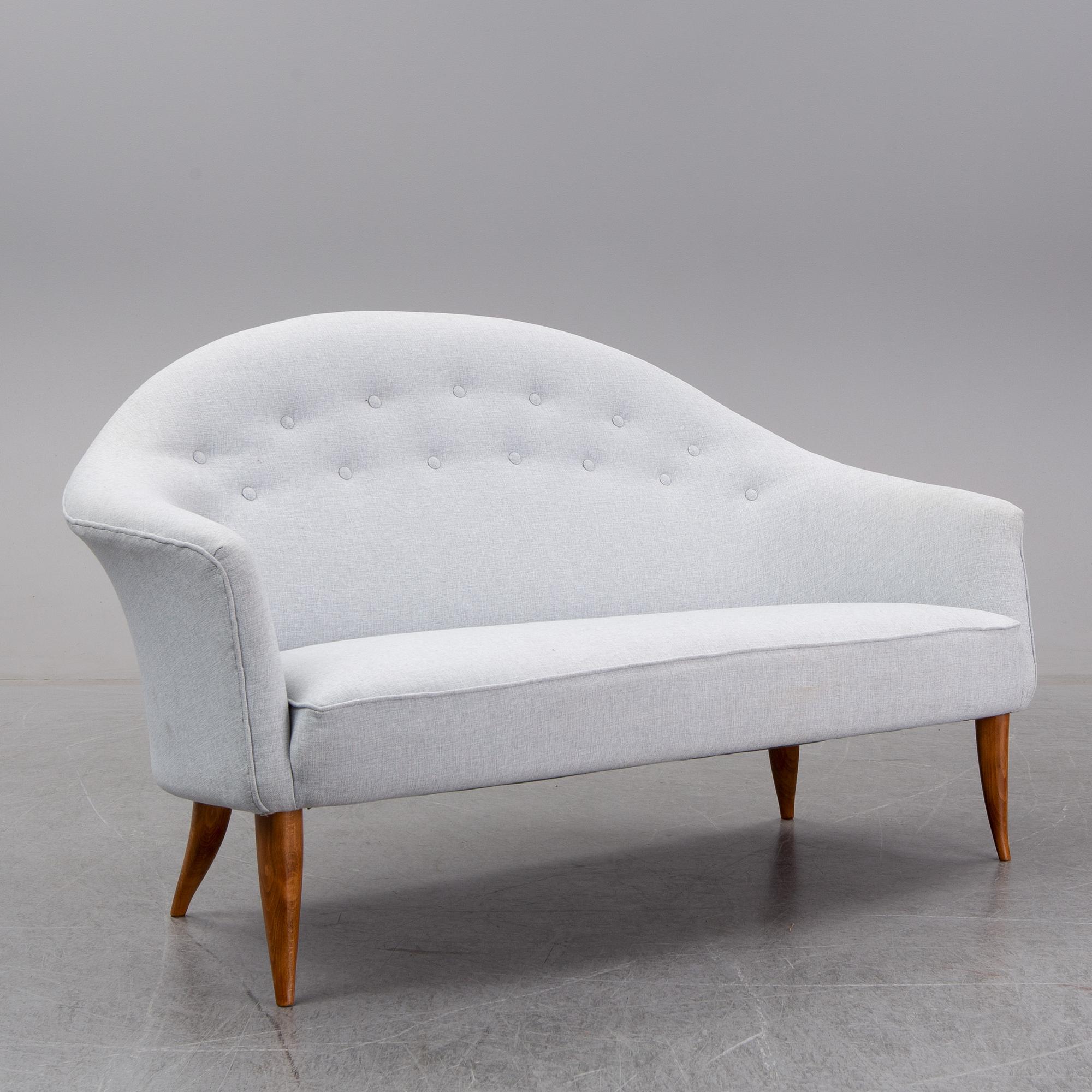 Kerstin Hörlin-Holmquist, a 'Lilla Paradiset' sofa, Triva, Nordiska Kompaniet designed in 1958.