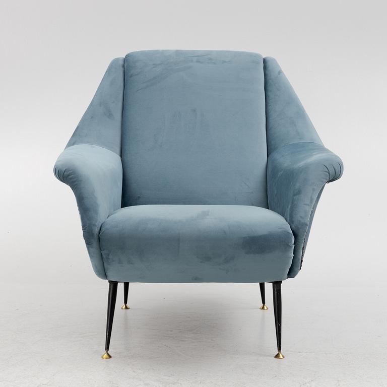 Gigi Radice, a 1950's armchair, Minotti, Italy.