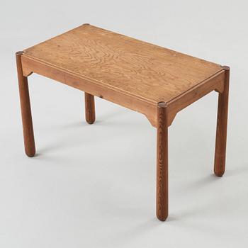 An Axel Einar Hjorth stained pine table, Nordiska Kompaniet, 1930's.