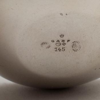 GEORG JENSEN, to sterling silver boxes, Denmark.