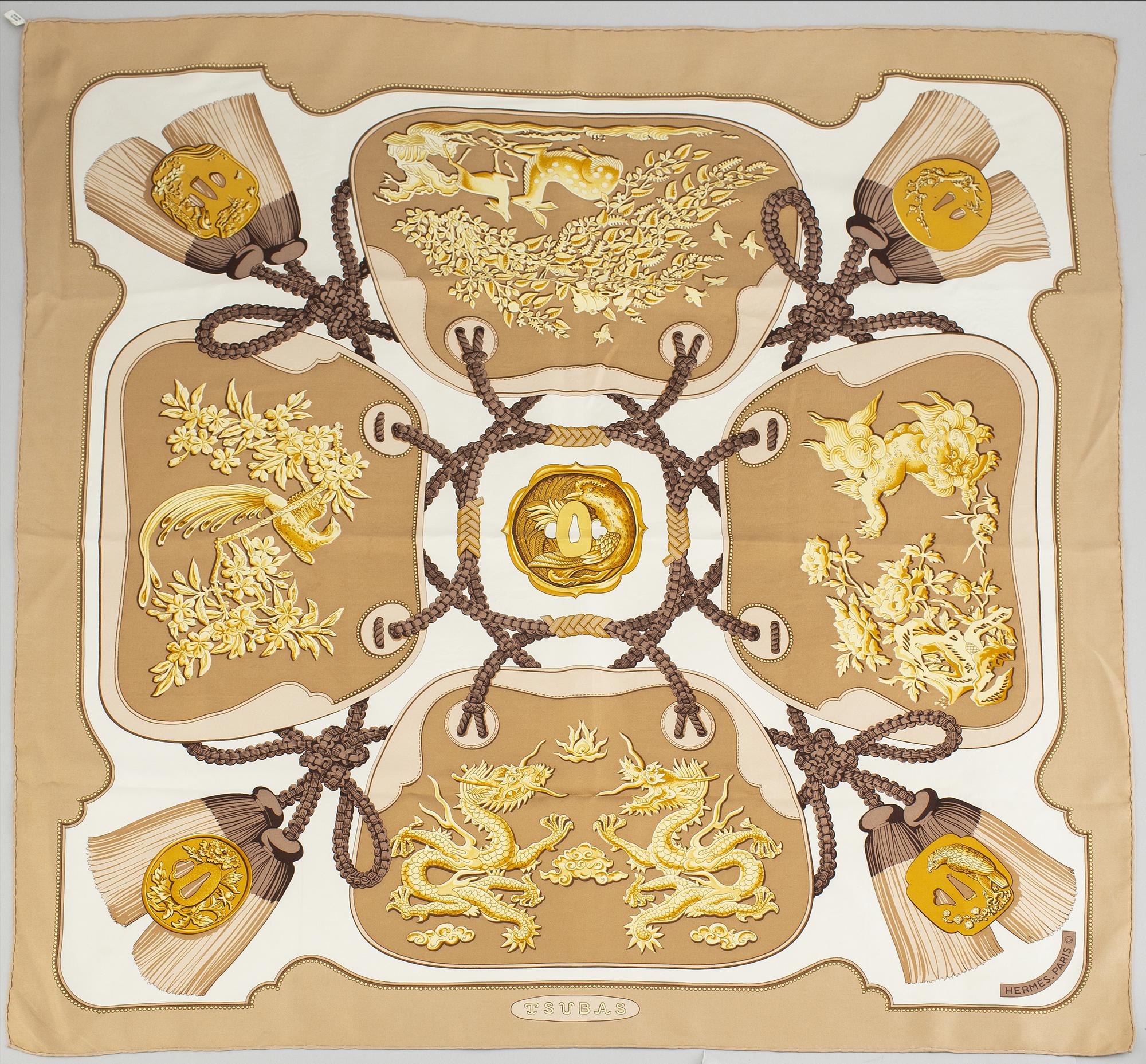 Hermès, scarf, "Tsubas".
