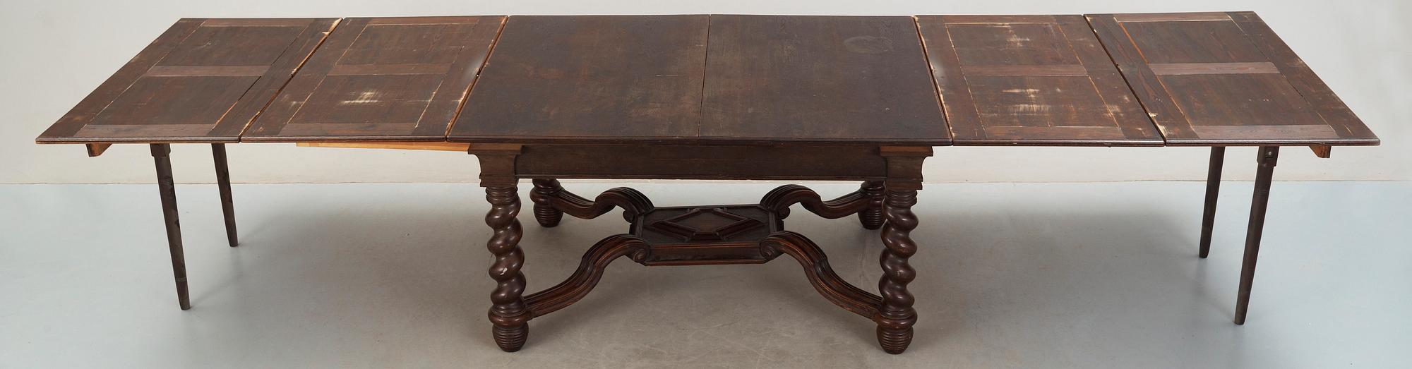 MATSALSGRUPP, 13 st, barockstil, 1900-talets första hälft.
