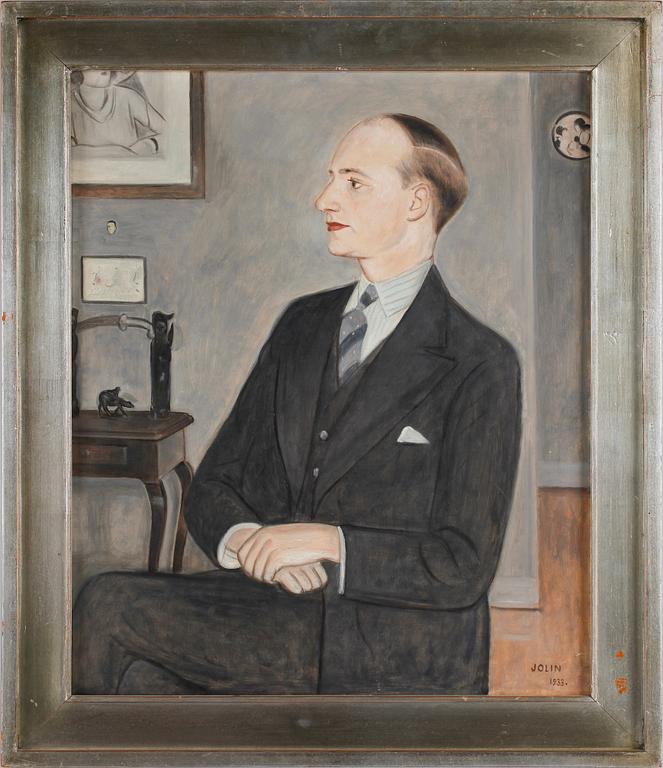 EINAR JOLIN, olja på duk, sign o dat 1933.